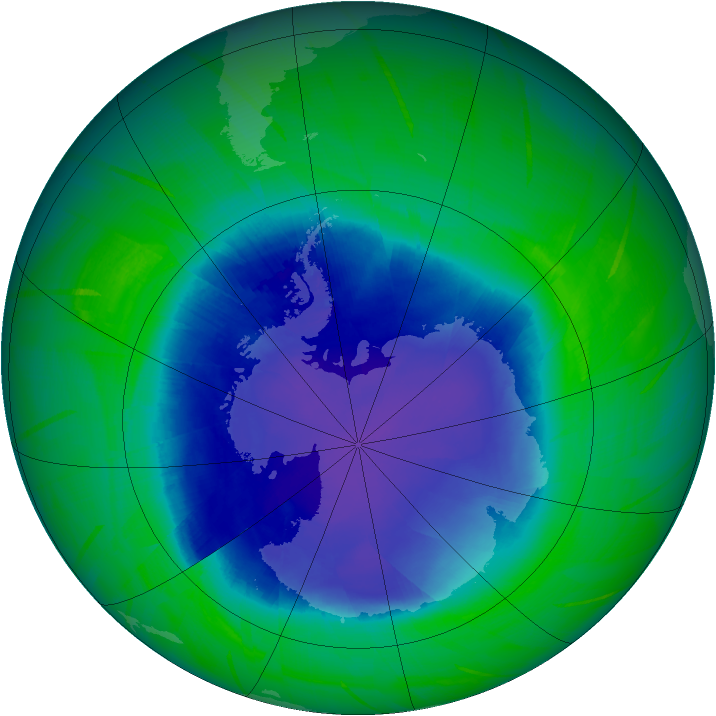 Ozone Map 2010-11-04